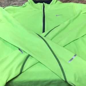 Nike Tops - Nike running top neon green and blue Nike Tops - Nike running top neon green and blue